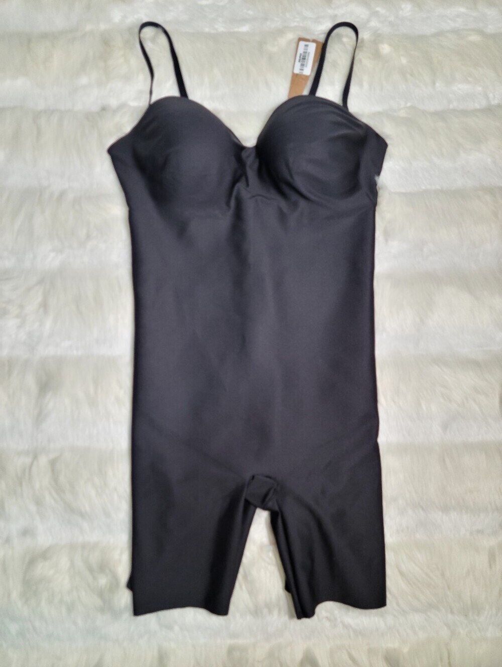 SKIMS Body Core Sculpt Underwire Mid Thigh Bodysuit Black Onyx 2X NEW